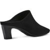 imageAnne Klein Womens Solid Canvas MulesBlack Stretch