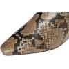 imageAnne Klein Womens Solid Canvas MulesNatural Snake
