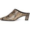 imageAnne Klein Womens Solid Canvas MulesNatural Snake