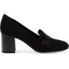 imageAnne Klein Womens Telepathy SlipOn Loafer HeelsBlack Stretch