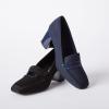 imageAnne Klein Womens Telepathy SlipOn Loafer HeelsBlack Stretch