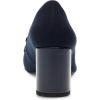 imageAnne Klein Womens Telepathy SlipOn Loafer HeelsNavy Stretch
