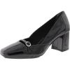 imageAnne Klein Womens Lexington Patent Lace Up Boat ShoesBlack Patent