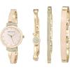 imageAnne Klein Womens Premium Crystal Accented Bangle Watch SetGoldBlush Pink