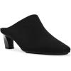 imageAnne Klein Womens Solid Canvas MulesBlack