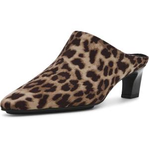 imageAnne Klein Womens Solid Canvas MulesLeopard