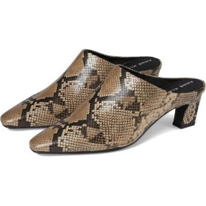 imageAnne Klein Womens Solid Canvas MulesNatural Snake