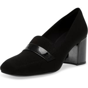 imageAnne Klein Womens Telepathy SlipOn Loafer HeelsBlack Stretch