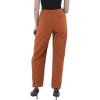 imageAnne Klein Womens High Rise Knit Straight Leg PantsChestnut