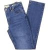 imageAnne Klein Womens High Rise Stretch Straight Leg JeansBlue Wash