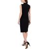 imageAnne Klein Womens Twist KneeLength Midi DressAsphalt