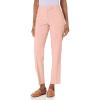 imageAnne Klein Womens High Rise Knit Straight Leg PantsRosebud