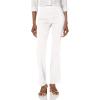 imageAnne Klein Womens Solid Stretch Flared PantsSoft White