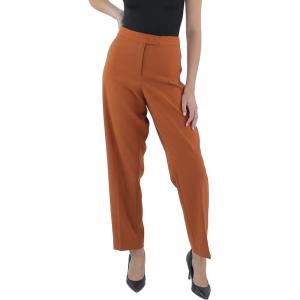 imageAnne Klein Womens High Rise Knit Straight Leg PantsChestnut