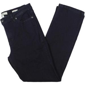 imageAnne Klein Womens High Rise Stretch Straight Leg JeansIndigo Rinse Wash