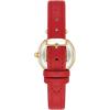 imageAnne Klein Womens Sustainable Leather Strap Watch AK5144Red