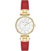 imageAnne Klein Womens Sustainable Leather Strap Watch AK5144Red