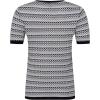 imageAnne Klein Womens Stitch Cap Sleeve Crew NeckEucalyptus Multi