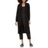 imageAnne Klein Womens Duster Cardigan WPocketsAsphalt
