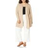 imageAnne Klein Womens Long Sleeve Monterey CardiganLatte