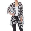imageAnne Klein Womens Oversized Sheer Cardigan