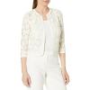 imageAnne Klein Womens Petite Soft Shoulder Cardigan Spring 22Marshmallow