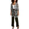 imageAnne Klein Womens Polka Dot Chiffon BlouseBlackDove