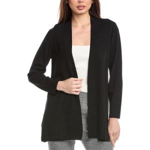 imageAnne Klein Womens Nappa Kissing Front CardiganAnne Black