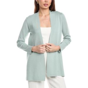 imageAnne Klein Womens Nappa Kissing Front CardiganSoft Aloe