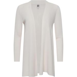 imageAnne Klein Womens Nappa Kissing Front CardiganWhite Dove