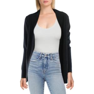 imageAnne Klein Womens Open Front Long Cardigan SweaterAnne Black