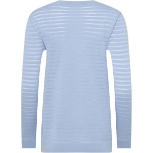 imageAnne Klein Womens Sheer Stripe CardiganSurf Blue
