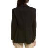 imageAnne Klein Womens Collection Compression Notch Collar JacketAnne Black