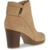 imageAnne Klein Womens Faux Suede Embellished Ankle BootsDark Natural