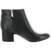 imageAnne Klein Womens Hilda Snake Print Leather Ankle BootsBlack Leather