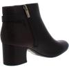 imageAnne Klein Womens Hilda Snake Print Leather Ankle BootsBrown