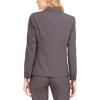 imageAnne Klein Womens Notch Collar One Button BlazerZincAnne Black