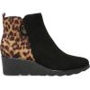 imageAnne Klein Womens Wedge Ankle Boot FashionBlackLeo
