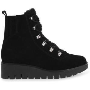 imageAnne Klein Womens Donata Zipper Water Resistant Ankle BootsBlack