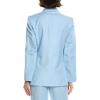 imageAnne Klein Womens Linen 2 Button Notch Collar JKTOpal Blue