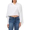 imageAnne Klein Womens Stitch Open Frt Crdigan WrapBright White