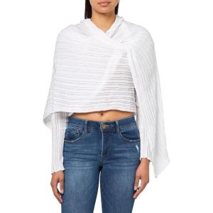 imageAnne Klein Womens Stitch Open Frt Crdigan WrapBright White