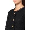 imageAnne Klein Womens Lace 5 Button JKT with Patch PktsAnne Black