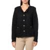 imageAnne Klein Womens Lace 5 Button JKT with Patch PktsAnne Black