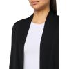 imageAnne Klein Womens Sonoma Cardigan W Rib CollarAnne Black