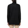 imageAnne Klein Womens Sonoma Cardigan W Rib CollarAnne Black