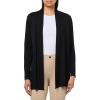 imageAnne Klein Womens Sonoma Cardigan W Rib CollarAnne Black