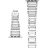 imageAnne Klein Fashion Bracelet for Apple Watch Secure Adjustable Apple Watch Replacement Band Fits Most WristsSilver