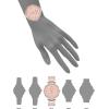 imageAnne Klein Womens Genuine Diamond Dial Bangle WatchBlush PinkSilver