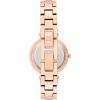 imageAnne Klein Womens Genuine Diamond Dial Bangle WatchLight PinkRose